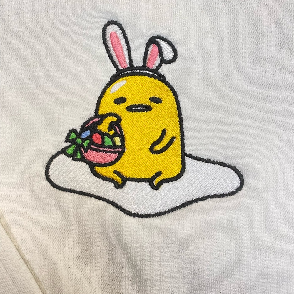 Lazy Easter Egg Embroidered Sweatshirt